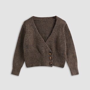 Commense | Brown Cropped Cardigan | Sz. S